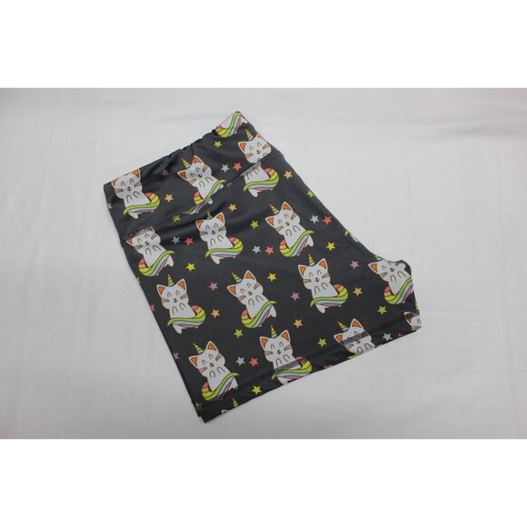 IAB Mfg women's 3 in unicorn cat kitten athletic gym performance workout shorts - Picture 4 of 10